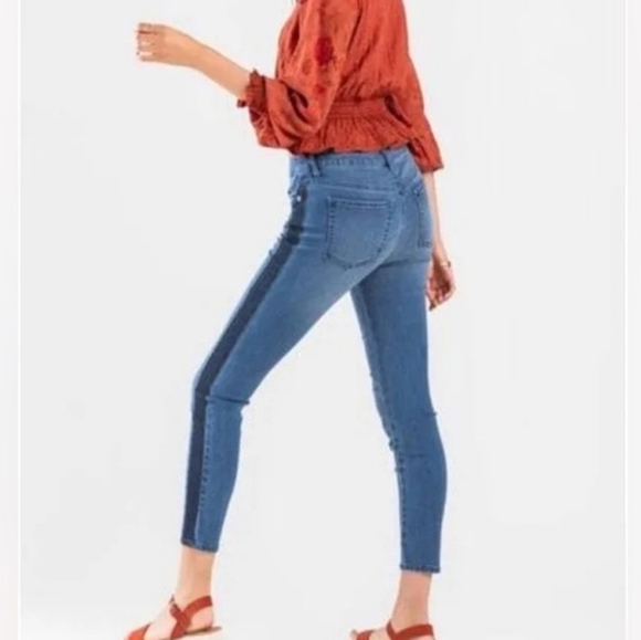 harper heritage Denim - Harper Heritage Contrast Side Stripe Skinny Jeans